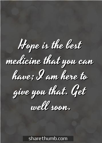 wishes for speedy recovery from cancer